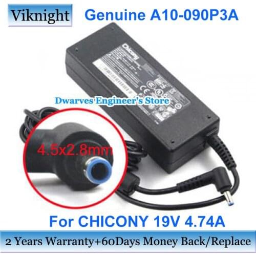 Genuine A090A076L ac power adapter for Chicony A10-090P3A 19V 4.74A Laptop Adapter charger