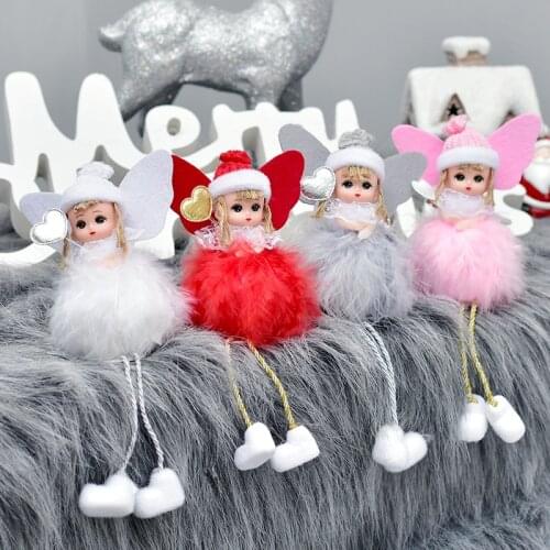 2021 New Year Gift Christmas Angel Santa Doll Xmas Tree Ornaments Noel Decor Christmas Decorations for Home Natal Navidad 2020
