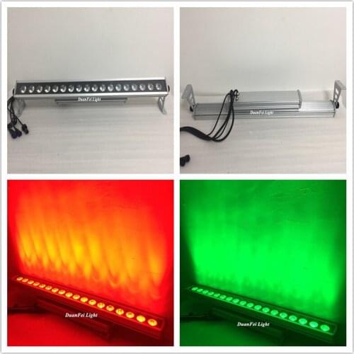 4pieces/lot Professional lighting dj led dmx bar 300W RGBWA 5IN1 18x15W outdoor Led Wall Washer rgbwa