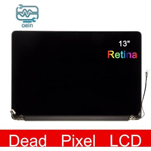 Tested Used Original LCD Screen Display For Apple MacBook Pro 13'' Retina A1502 2013 2014 2015 Year Silver Assembly Replacement