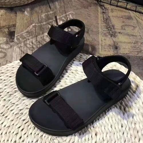 Womens Sandals Women Ladies Summer Fashion Leather Sandals Wedges Comfort Big Size Shoes Wedges Round Toe women Shoes 558