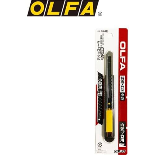 OLFA Standard Knife Extended Utility Knife Type A Black Blade Sharp Wallpaper Knife OLFA 144B