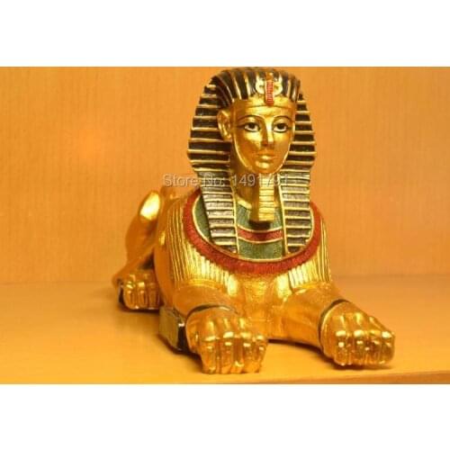 Egypt theme rotate the Sphinx to open the lock real life Room escape game game Takagism props