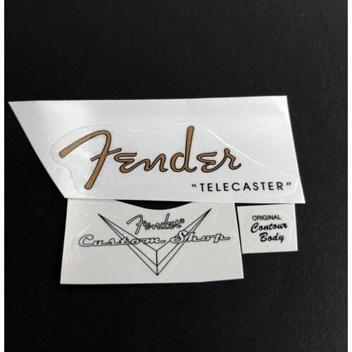 Waterslide 0.1 mm thick Custom Decal Sticker Guitar Peghead Logo Standard Size For TL Guitar well