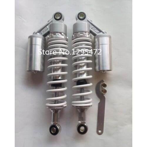 320mm air shock absorbers for cb400 bajaj100 BAJAJ125 GS125 GN125 Dirt Bike Quad ATV MOTORCYCLE SHOCK white