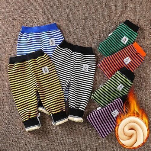 Winter Leggings Girls boys 2020 Winter Children Plus Velvet Pants Thicken Warm Long Trousers for Kids Baby Skinny Pants