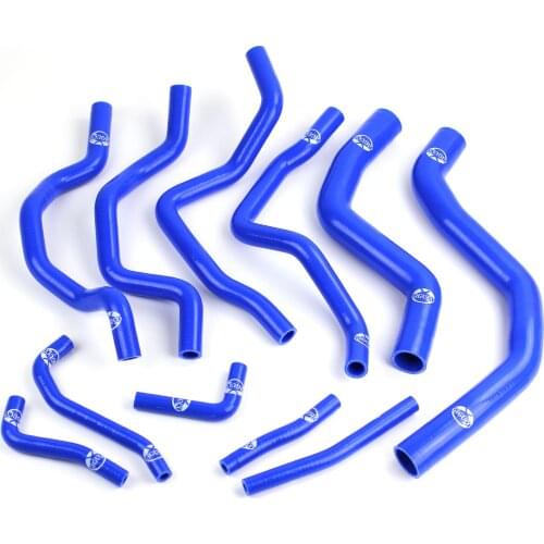 #0495 For Mitsubishi Lancer EVO 7 8 CT9A 2.0 L 4G63T TURB Silicone Radiato Hose Kit Blue