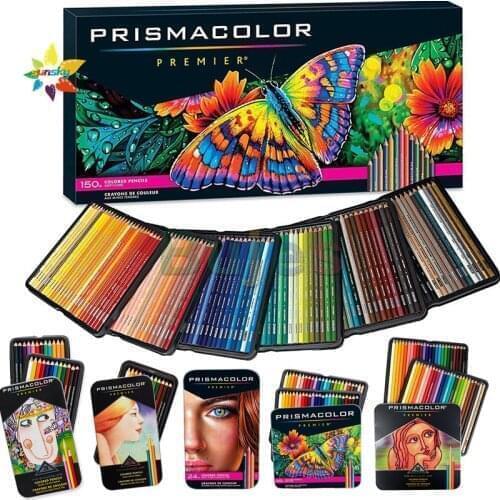 0riginal Prismacolor Premier Colored Pencils Soft Cores 24 48 72 150 Count Prismacolor Professional Oily Wood Soft Color Pencil