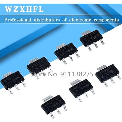 20PCS AMS1117 AMS1117-ADJ AMS1117-1.8 AMS1117-1.2 AMS1117-5.0 AMS1117-2.5 AMS1117-3.3 AMS1117-1.5 new