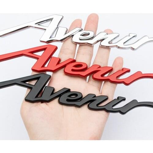 3D Metal Avenir Badge Emblem Decals Chrome Car Styling For BUICK Regal Lacrosse Excelle Park Avenune Encore Enclave LaCROSSE GL8