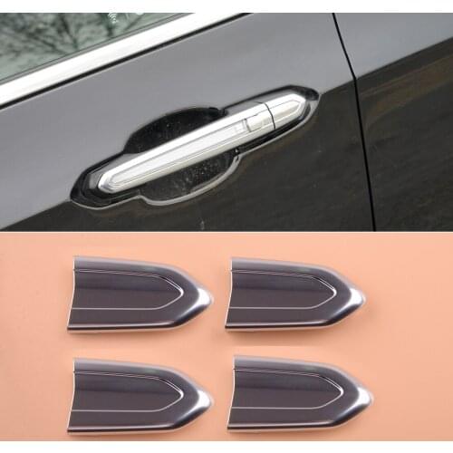 4Pcs Car ABS Chrome Door Lock Cylinder Cover Trim Cap Fit For Cadillac ATS XTS XT5 XT4 CTS CT6 Accessories