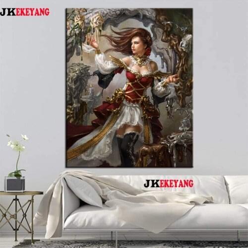 5D DIY square/round Diamond painting Beautiful woman with flowers Cross Stitch Diamond Embroidery Pattern Rhinestone J3113