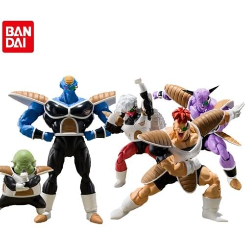 Bandai Shf Dragon Ball Z Zamasu Raditz Ginyu Force Big Collection Recoom Jeice Anime Action Collection Figures Model Toys