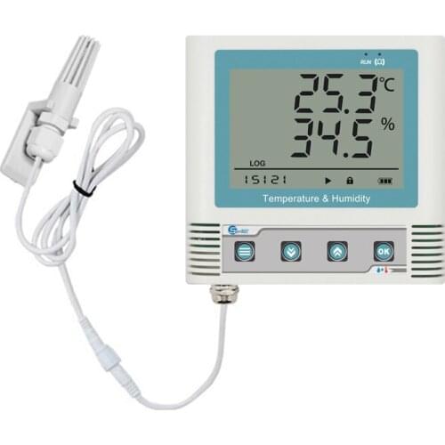 SEM234 High-bright digital tube 485 type temperature humidity data recorder