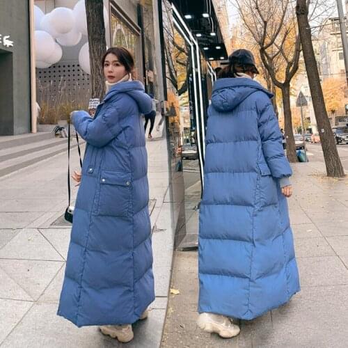 X-Long Winter Jacket For Women 2019 Korean New Down Cotton Pakar Jacket Female Warm Thick Cotton Coat Outwear Womens Hooded Coat