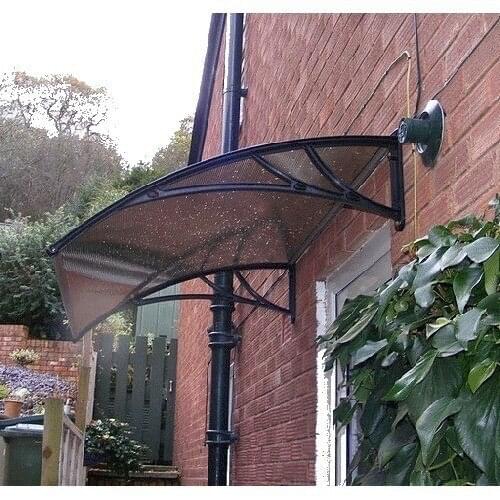 DS100134-A, Depth100cm,Width 134cm, Aluminum Bracket With Polycarbonate Board Home Window Canopy Awnings