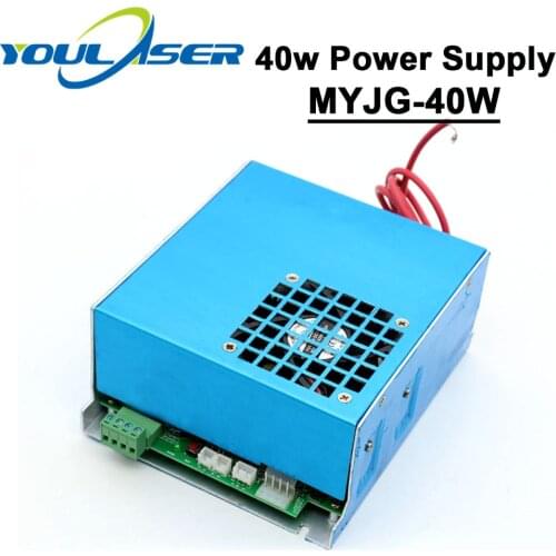 40W CO2 Laser Power Supply MYJG-40W for CO2 Laser Engraving Cutting Machine 25-50W