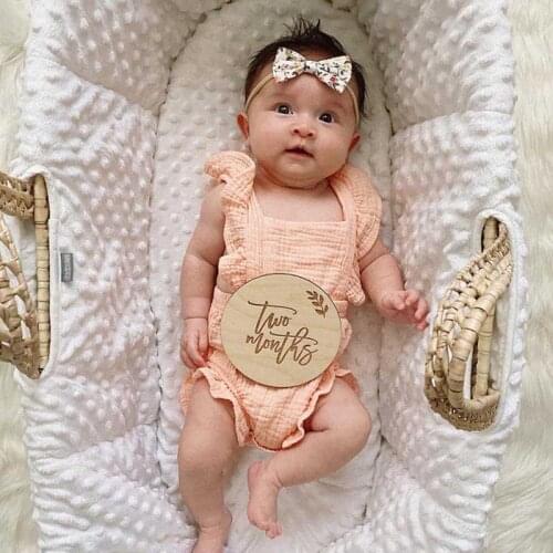 12pcs Baby Milestones Wooden Markers Wooden Name Plaque Newborn Photo Props New Baby Gift Nursery Baby Shower