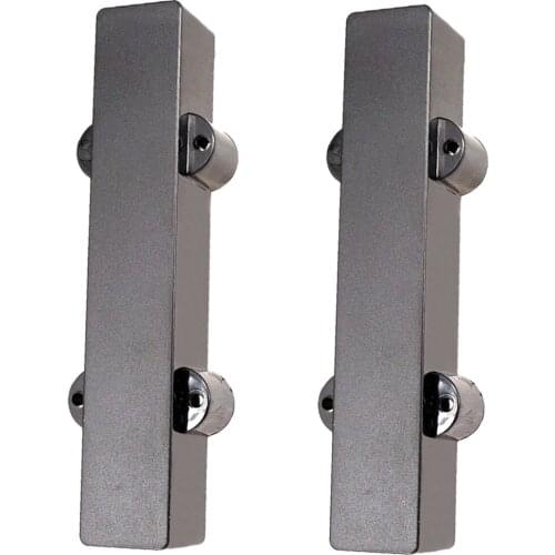 Tooyful 2Pcs 5 String Pickup Covers Closed Seal Type for JB Bass Electric Guitar New