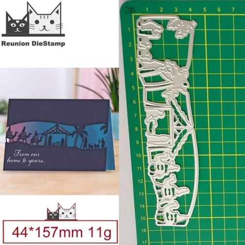 Metal Cutting Dies Camel and Believer Lace Cut Die Mold Card Scrapbook Paper Craft Knife Mould Blade Punch Stencils