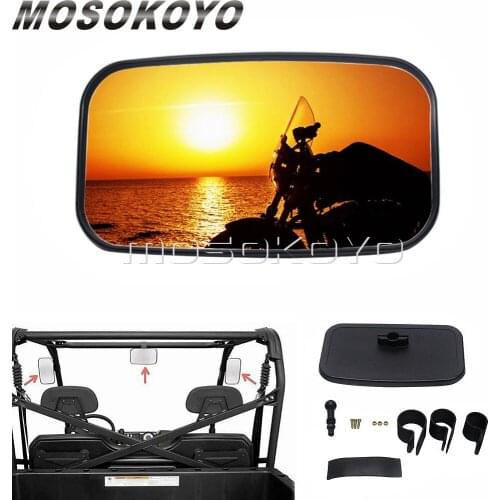 For Can-Am Commander Maverick 1.5" 1.75" 2" UTV Side Mirrors Center Mirror Convex Wide Rear View Mirror for Polaris RZR Ranger