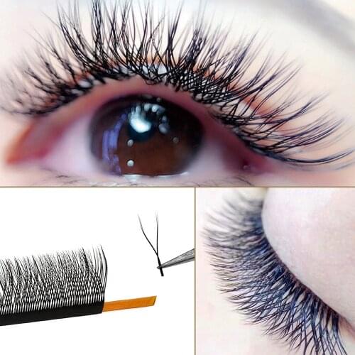 High quality 12rows extension of mink Faux individual lashes maquiagem cilia eyelash extensions YY lash for lash artist