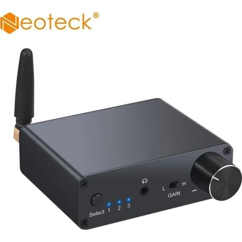 Neoteck Bluetooth-Compatible DAC 192kHz Digital to Analog Converter with Headphone Amplifier Bluetooth Support APT-X DAC Audio