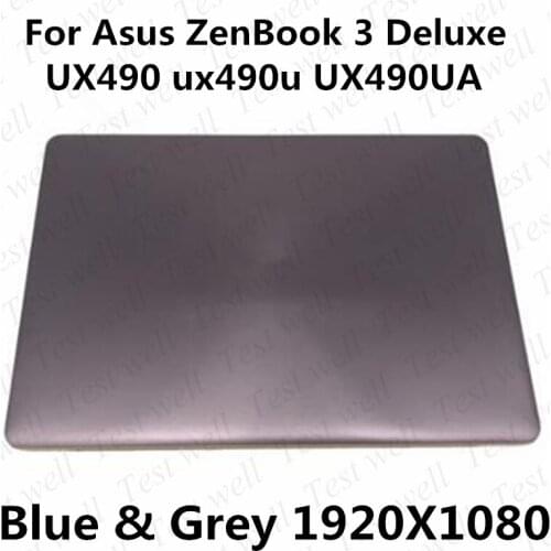 Original Replacement For Asus ZenBook 3 Deluxe UX3490U UX490 UX490UA LCD Glass Display panel screen complete lcd Assembled