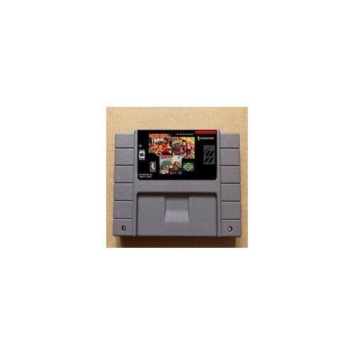 Support save ! Donke contry Kon 3 IN 1 USA -NTSC version 16 bit 46 pins video games
