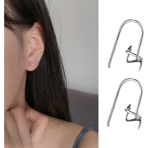 Todorova Simple Geometric U Shape Small Stud Earrings for Women Accessories Fashion Jewelry boucle d'oreille femme