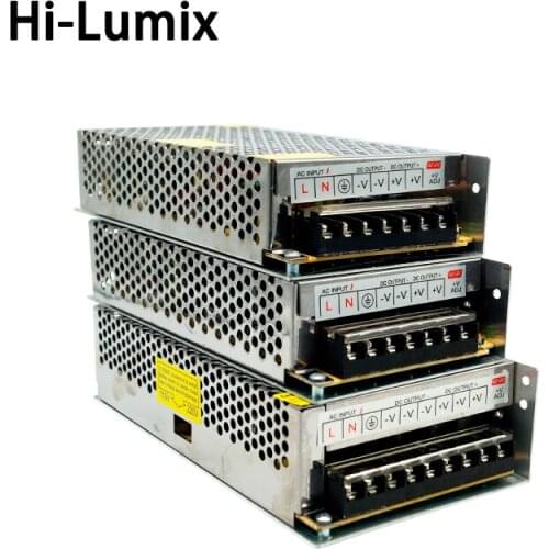 Lighting Transformer AC110V-220V to DC24V Power Supply Adapter 5A 8.5A 10A LED Strip Switch Driver