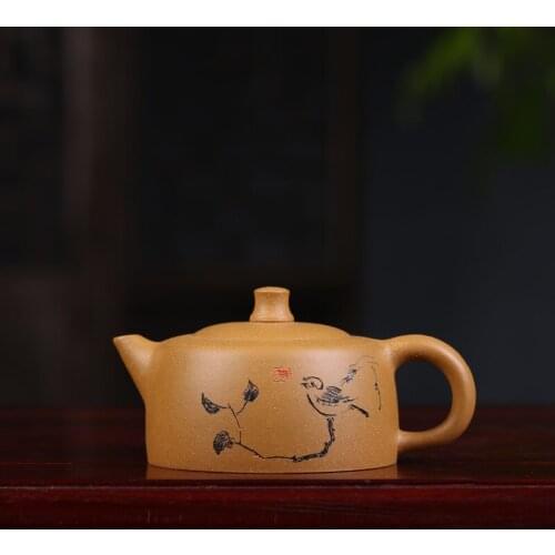 Yixing are recommended by the manual undressed ore section of mud song sky travel pot teapot tea set gift
