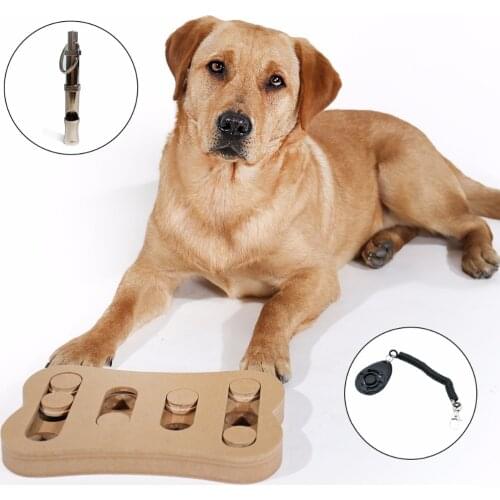 Interactive Toys For Dog Bone Shape Funny Game Pet Brain IQ Training With Whistle Hide And Seek Food Non-toxic Healthy Toys