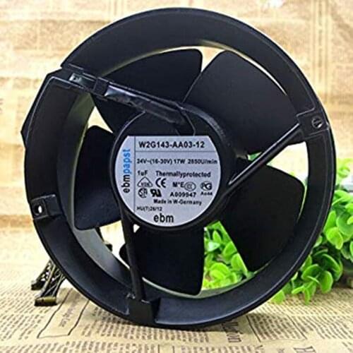 17cm 24v 17w w2g143-aa03-12 high Temperature Resistant Frequency Converter Cooling Fan 6months Warranty