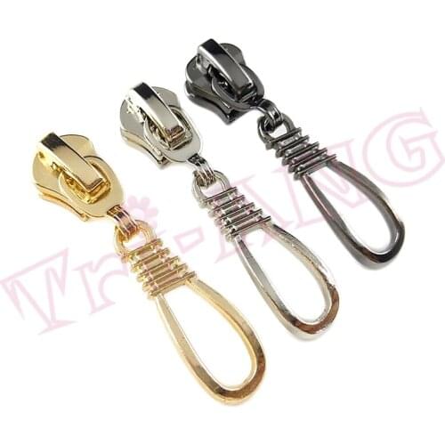 20pcs/lot, Unique Inclined Ladder Shape 5# Zipper Slider for Metal Zipper Nylon Zipper Resin Zipper