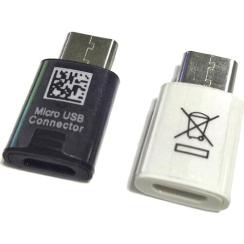 2017 Newest s8 Brand new OEM Type-C Micro USB OTG Adapter Connector for Samsung Galaxy S8 S8 Plus 20pcs