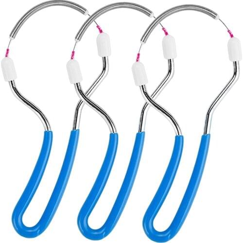 3 Pcs Portable Facial Hair Remover Painless Face Epilator Tool for Upper Lip Chin