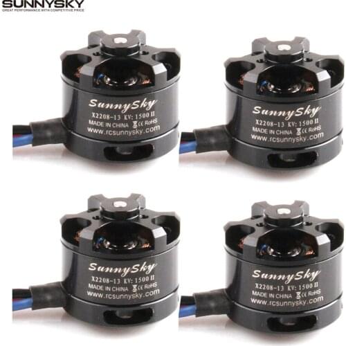4set/lot SunnySky X2208 1260KV 1100KV 1500KV 2600KV Brushless Motor High Quality for RC Fighter aircraft