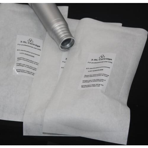 600D-G 50pcs Permanent Makeup needles 3Rl Eyebrow Lips Assorted For Nouveau Machine Pen Tattoo Needles Free Shipping