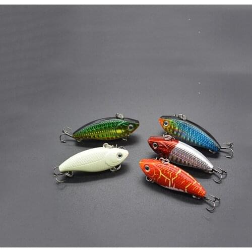 3D Eyes Anti-Corrosion Bionic High Quality Plastic Fishing Bait 5cm/6g Artificial VIB Wobbler Freshwater Fishing Lure Hard Lure