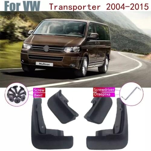 Fender Mud Guard Mudguard Splash Flap Mudguard Accessories Mudflap For Volkswagen VW Transporter T5 Caravelle Multivan 2015~2004