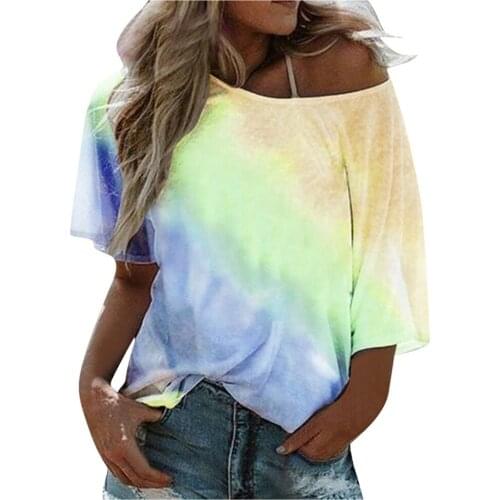 CHAMSGEND Womens Summer T-shirts