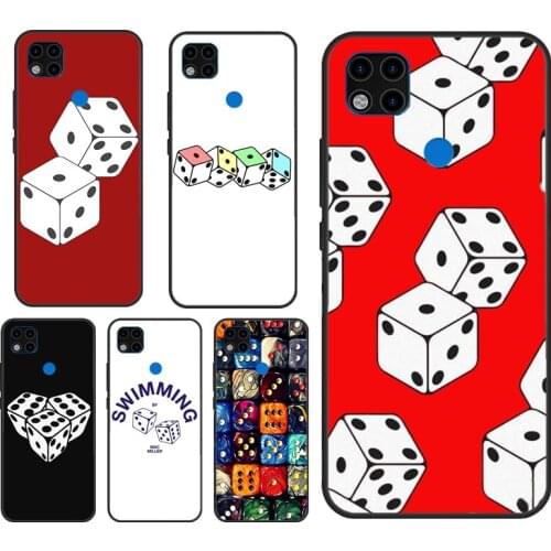 Lucky Dice Phone Case For Xiaomi Redmi Note 10 9 Pro 8T 9S 7A 8A 9A 9C 9T K40 Redmi Note 8 Pro Cover
