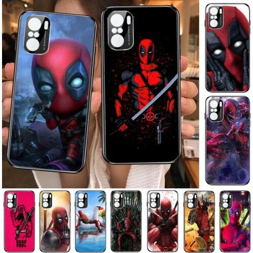 Dead Pool Phone Case For xiaomi redmi POCO F1 F2 F3 X3 Pro M3 9C 10T Lite NFC Black Cover Silicone Back Prett mi 10 ultra covers