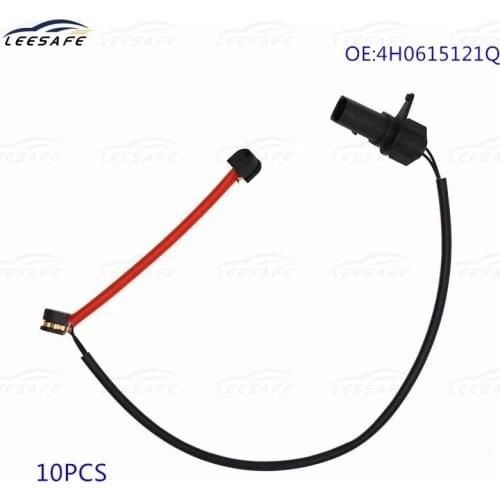 10PCS 4H0615121Q Brake Pad Wear Sensor for AUDI A6 Avant 4G5 4GD C7 Allroad 4GH 4GJ A7 Sportback 4GA 4GF A8 4H2 4H8 4HC 4HL