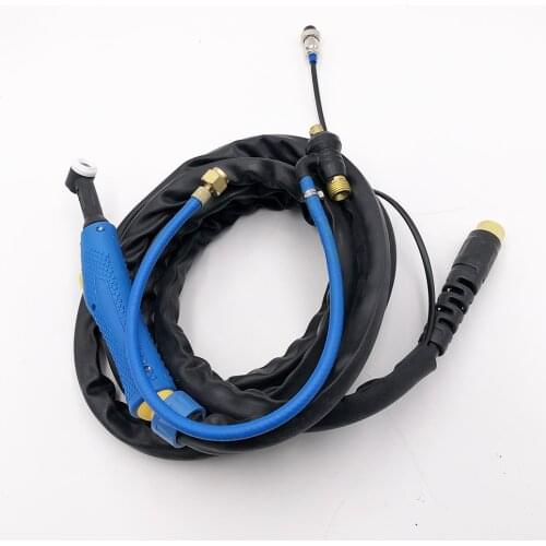 DKJ10-25 Dinse Adaptor Quick Connector With Complete 4M Blue Head Body tig wp9 TIG-9 WP-9 WP9 TIG Welding Torch