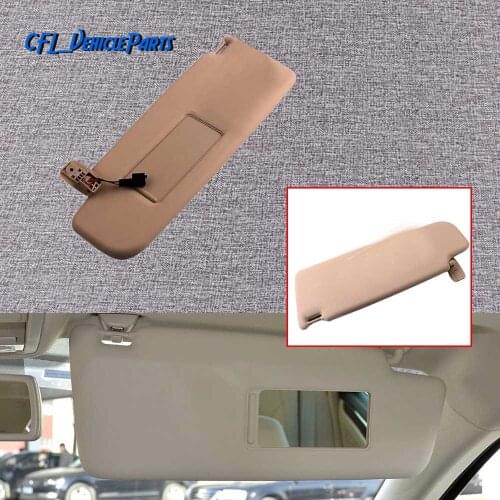 Right Side Beige Sun Visor 1KD857552A 1KD 857 552A 1KD 857 552 A For Volkswagen Passat B7 Passat CC Jetta MK5
