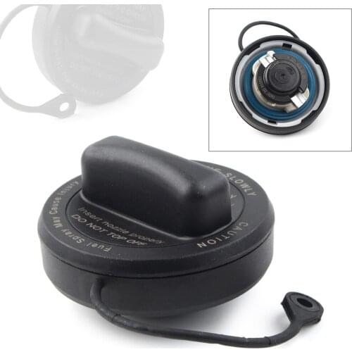 For Jeep Dodge Chrysler 1999-2019 Car Non-Locking Fuel Filler Gas Cap Cover With Tether 52030377AA