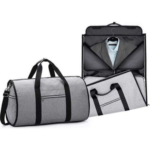 Men Travel Bag Large Capacity Duffle Bag Men Garment Bag Multifunctional Trip Suit Storage Luggage Bags with Shoulder Strap