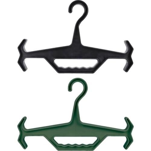 Outdoor Heavy Duty Hanger for Military Hunting Heavy Vest Coat Durable Plastic Undershirt Clothes Coat Display Hanger